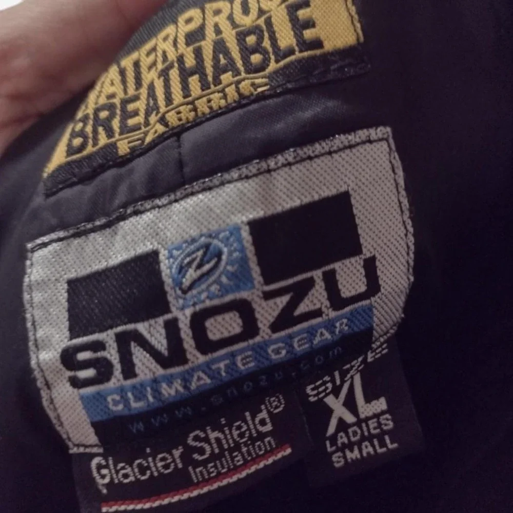 Black‎ women's small Snozu waterproof ski trousers snow pants - Picture 2 of 8